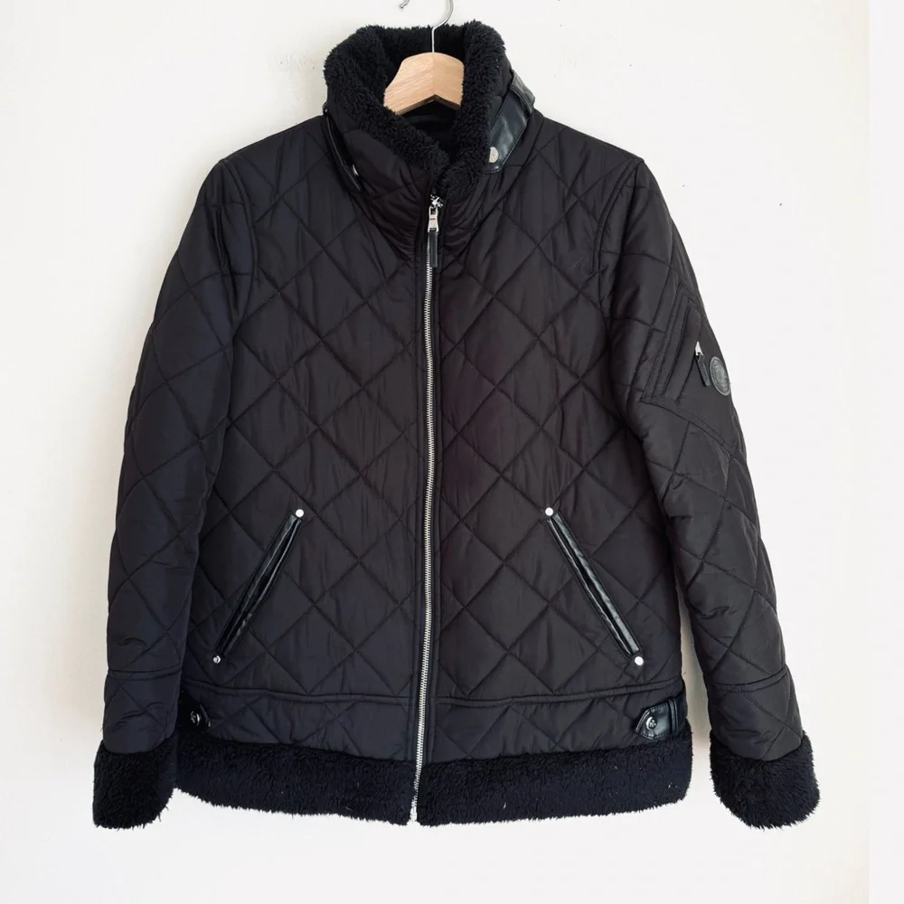 Ralph Lauren Quilted Black Zip-Front Jacket - Picture 6 of 11